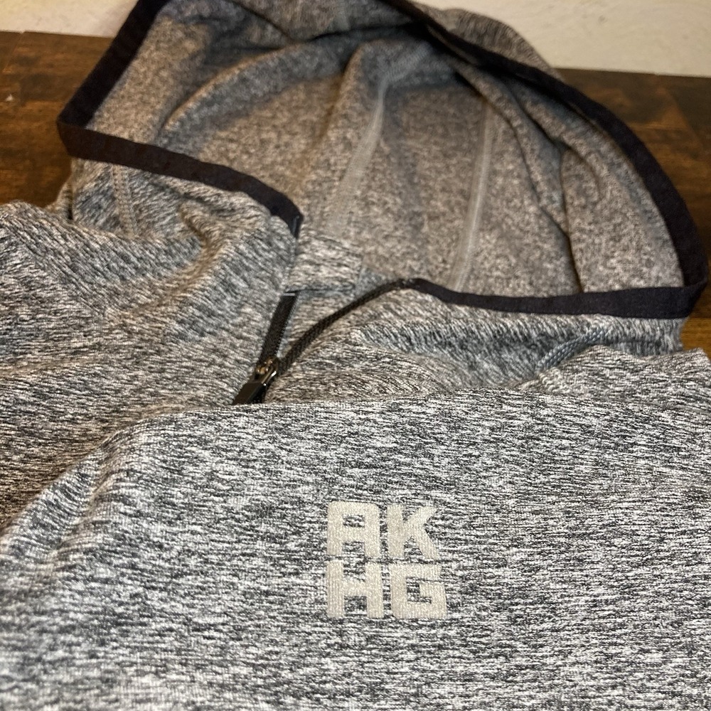 Alaskan Hardgear‎ Men's Medium 1/4 Zip Pullover Hoodie Meltwater Heather Gray